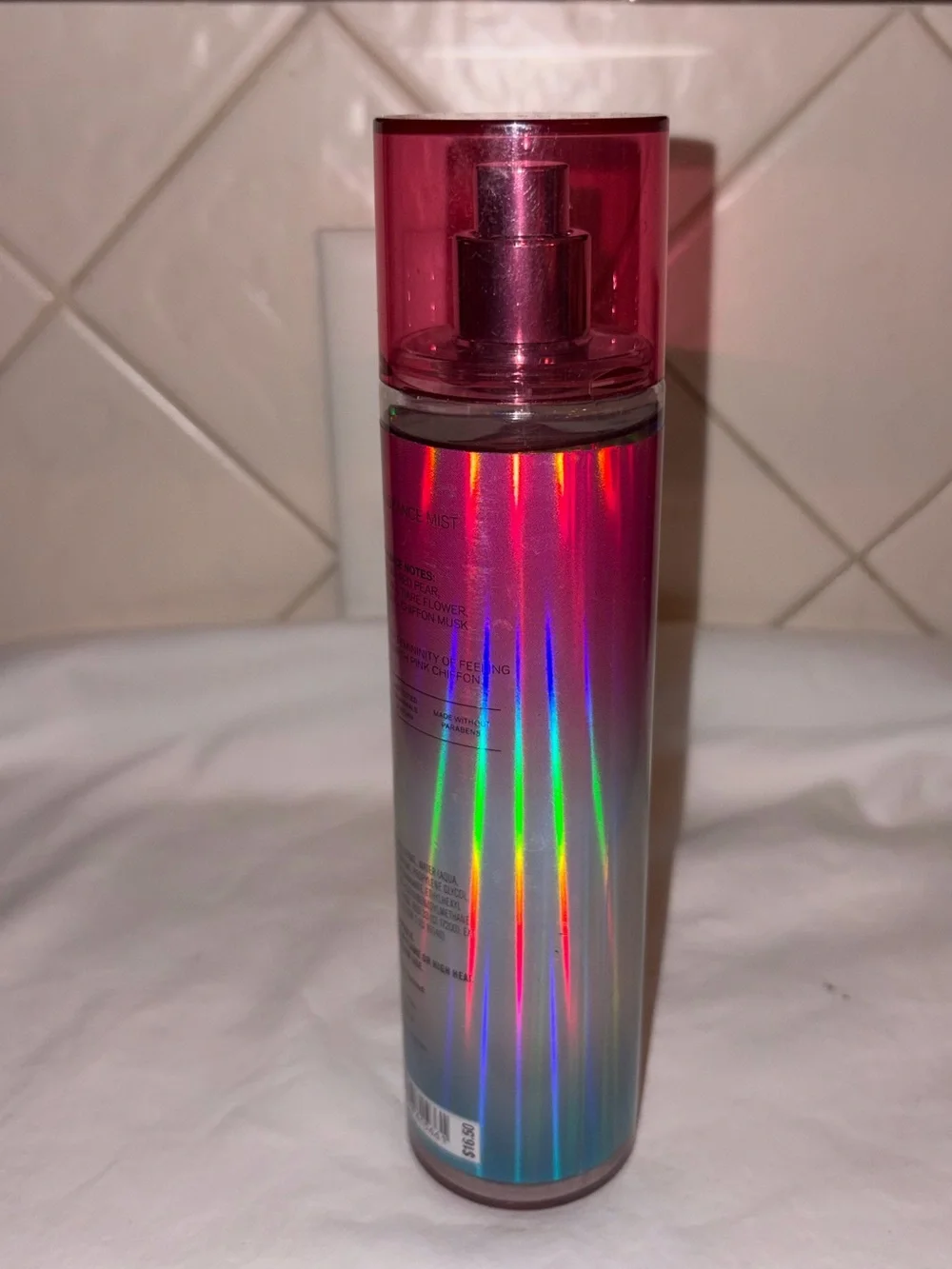 New BBW Pink Chiffon fine fragrance mist